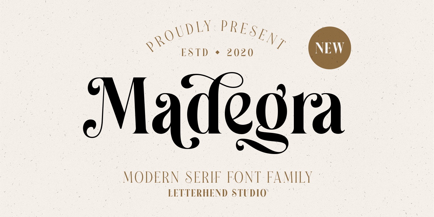 Madegra Regular Font preview